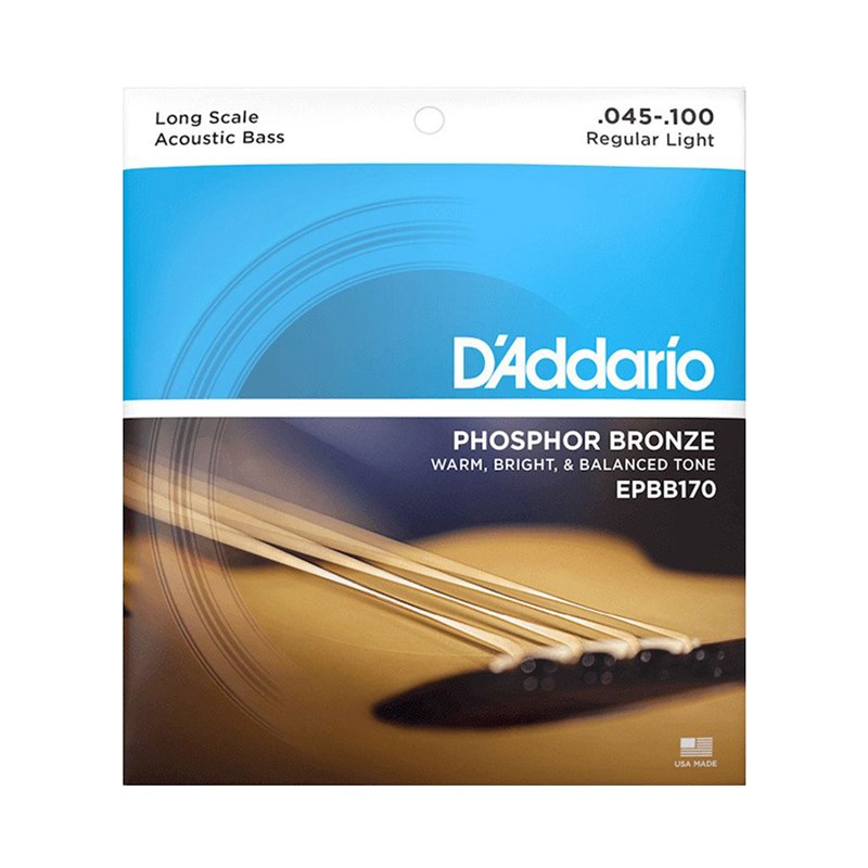 D'Addario EPBB170 Phosphor Bronze Acoustic Bass Strings